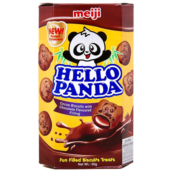 Meiji Hello Panda Double Chocolate Biscuit Snack