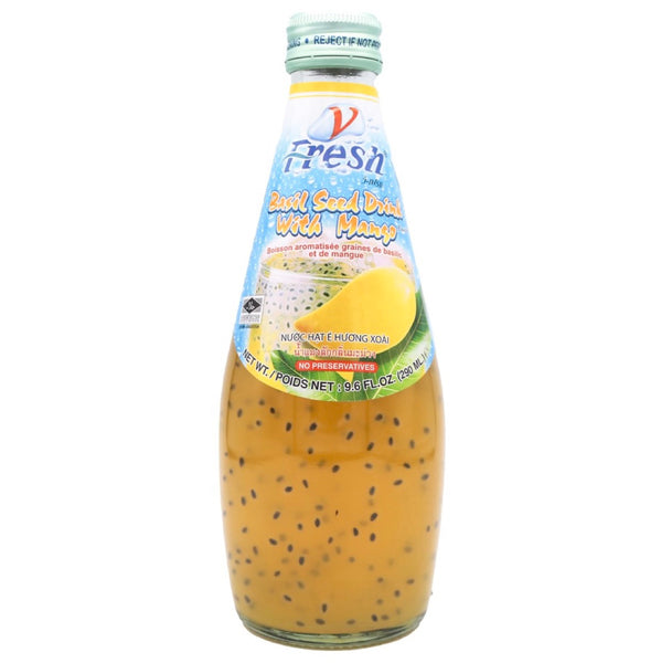 V-Fresh Mango & Basil Seed Drink 290ml - AOS Express