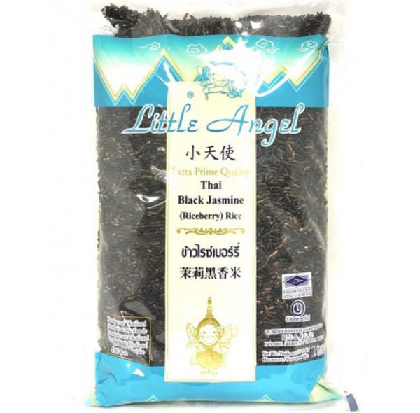 Little Angel Thai Black Jasmin Rice (Riceberry) 1kg - AOS Express