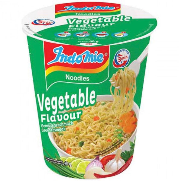 Indo Mie Vegetable Flavour Cup Noodles 60g - AOS Express