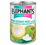 Twin Elephants Young Coconut Meat in Syrup (Sliced) 425g - AOS Express