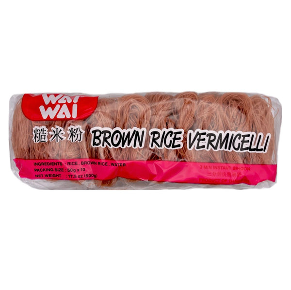 WAI WAI Brown Rice Vermicelli (10x50g) 500g