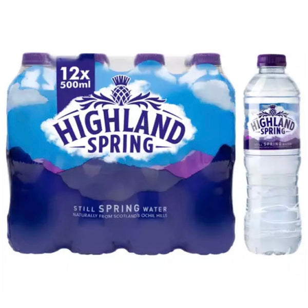 Highland Still Spring Water (Sports Cup) 12x1.5L