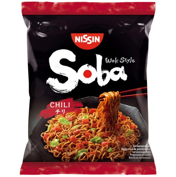 Nissin Soba Chilli Instant Noodle (Wok Style)