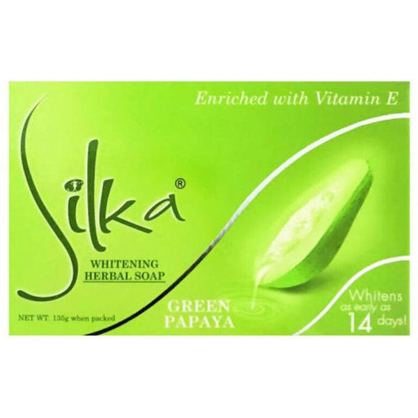 Silka Green Papaya Skin Lightening Soap 135g - Asian Online Superstore UK