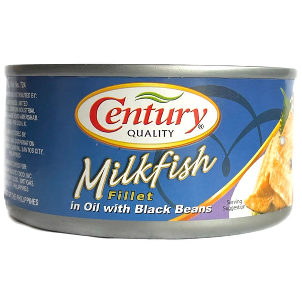 Century Tuna Milkfish Fillets in oil with Black Beans (Tausi-Bangus) 184g - AOS Express