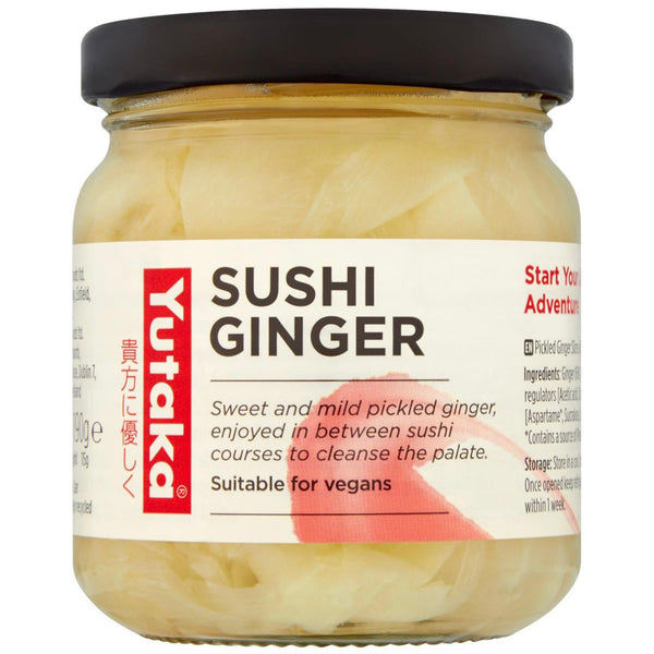 Yutaka Sushi Ginger (Pickled Ginger Slices) 190g