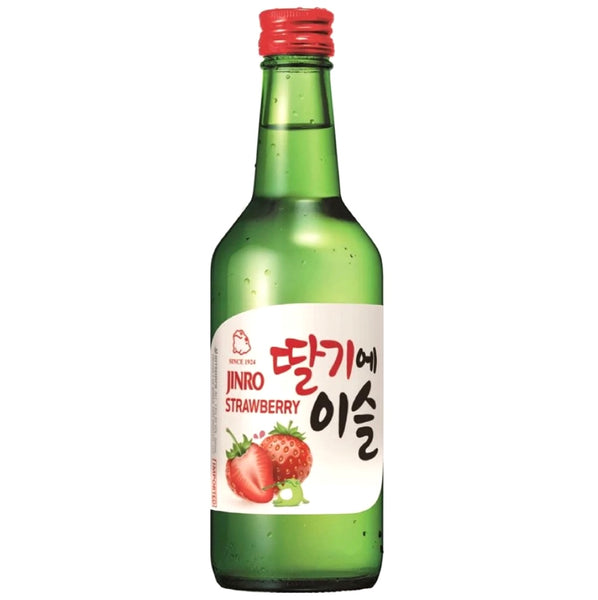 Hite-Jinro Cham Yi Sul Soju Strawberry (Chamisul 13% Alcohol) 360ml - AOS Express