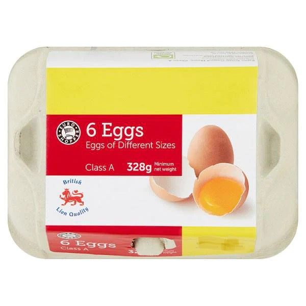 ES Euro Shopper Mixed Free Range Eggs Mediums 6s