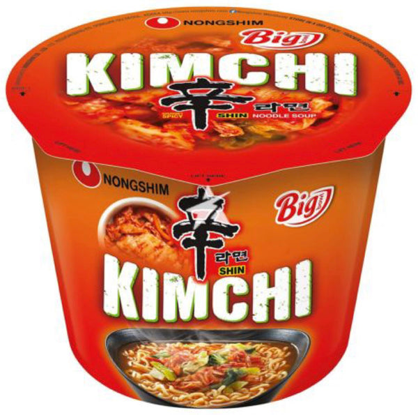 Nongshim Kimchi Ramyun Big Bowl Noodle 112g - AOS Express