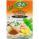 Dalgety Peppermint & Ginger Herbal Tea 40g - AOS Express