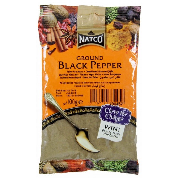 Natco Ground Black Pepper 100g - Asian Online Superstore UK