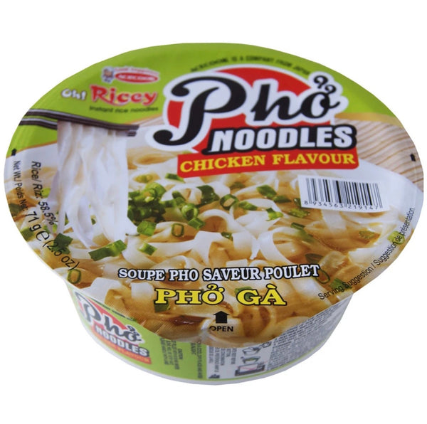 Acecook Oh! Ricey Chicken Flavor Bowl Rice Noodle (Pho Ga) 71g - AOS Express