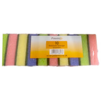 Preema Rainbow Sponge Scourers 10’s - AOS Express