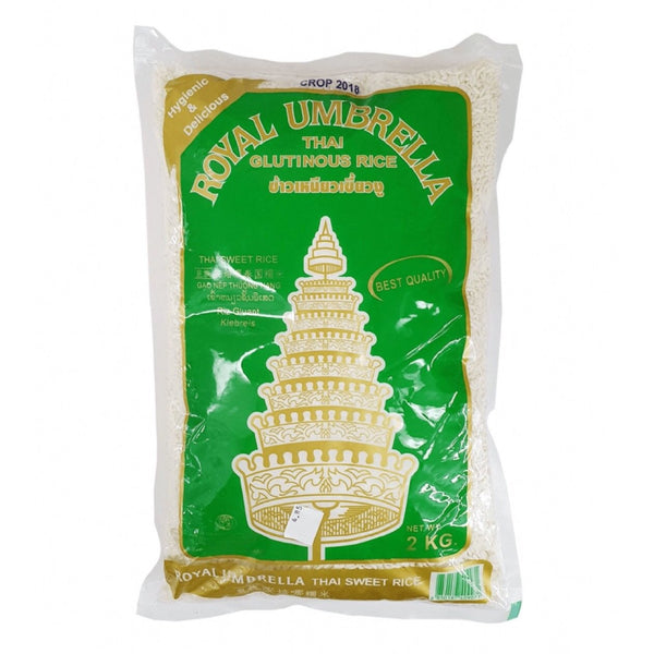 Royal Umbrella Thai Glutinous Rice (Sticky Rice) 2kg - Asian Online Superstore UK