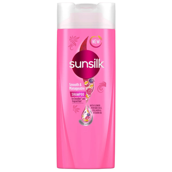 Sunsilk Smooth & Manageable Shampoo (Pink) 180ml