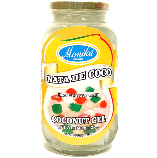 Monika White Nata De Coco (Preserved White Coconut Gel) 340g - AOS Express