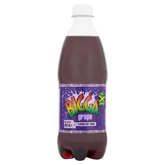 Bigga Grape Flavoured Soft Drinks 600ml - AOS Express