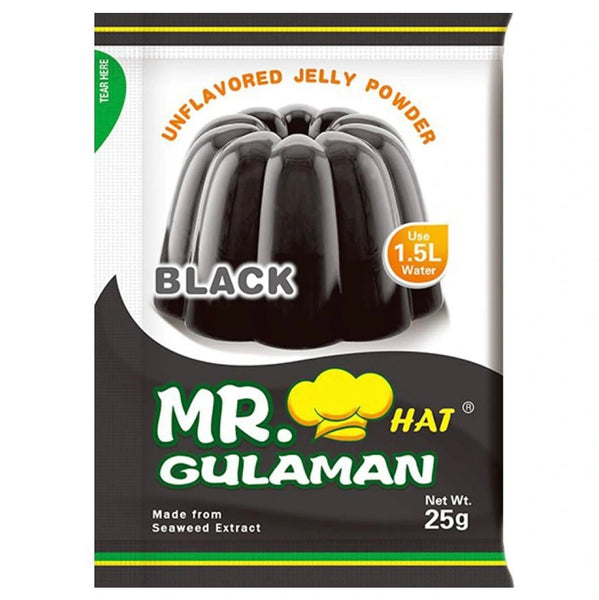 Mr. Gulaman Unflavored Jelly Powder - Black (1 Pc) 24g - AOS Express