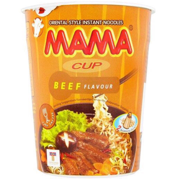 Mama Cup Noodle Beef Flavour 70g - AOS Express