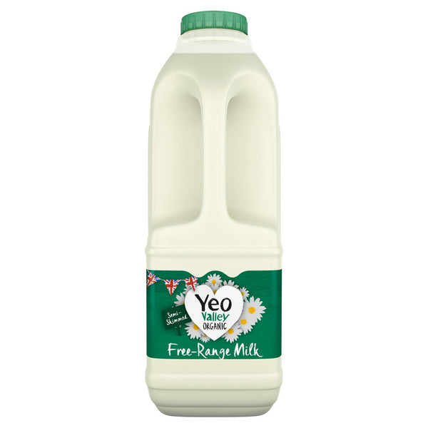 Yeo Valley Organic Semi-Skimmed Milk 1L - AOS Express