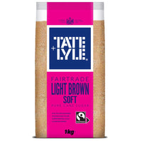 Tate & Lyle Fare Trade Light Brown Soft Sugar (Pure Sugar Cane) 1kg - Asian Online Superstore UK