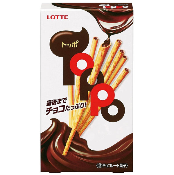 Lotte Toppo Vanilla Chocolate Flavor Pretzel Sticks Snack