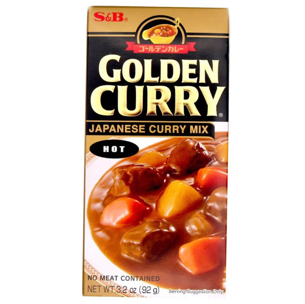 S&B Golden Curry Hot (Japanese Curry Mix) 92g