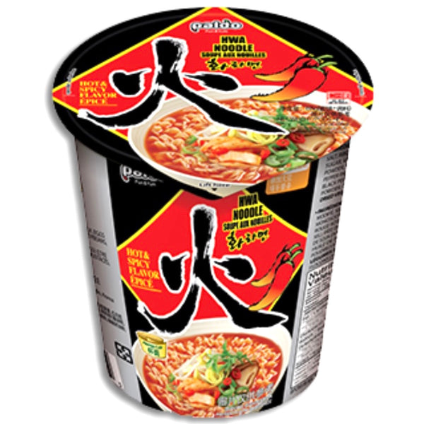 Paldo Hwa Ramyun Cup Noodles (Hot & Spicy) 65g - AOS Express