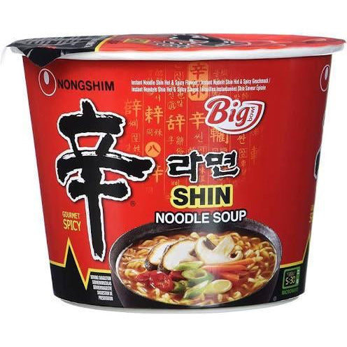Nongshim Shin Big Bowl Cup Noodle Ramyun 114g - Asian Online Superstore UK