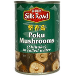Silk Road Poku Mushrooms (Shiitake) in Salted Water 284g - AOS Express