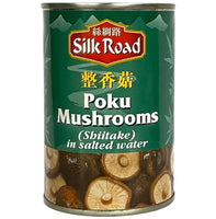 Silk Road Poku Mushrooms (Shiitake) in Salted Water 284g - AOS Express