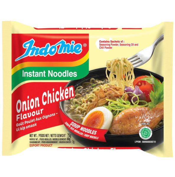 Indo Mie Onion Chicken Flavour 75g BBD: 29-08-21) - AOS Express