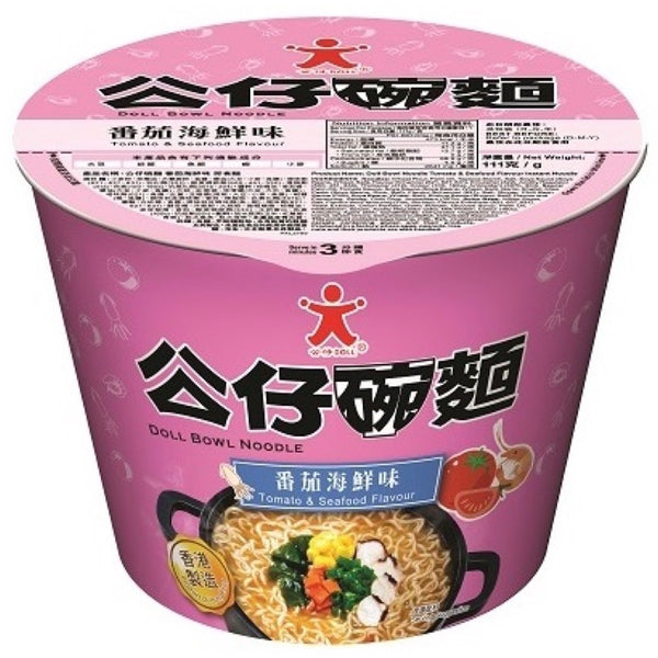 Doll Bowl Noodle Tomato & Seafood Flavour 120g - AOS Express