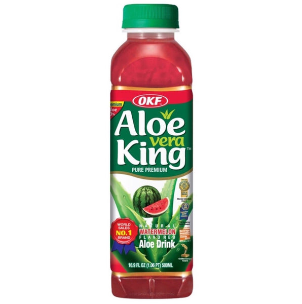 OKF Aloe Vera King Watermelon Flavour 500ml - Asian Online Superstore UK