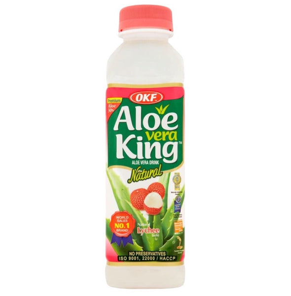 OKF Aloe Vera King Lychee Flavour 500ml - Asian Online Superstore UK