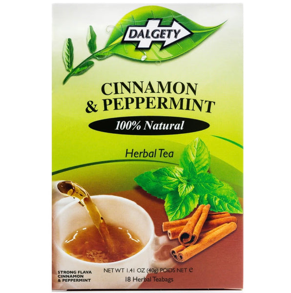 Dalgety Cinnamon & Peppermint Herbal Tea 40g - AOS Express