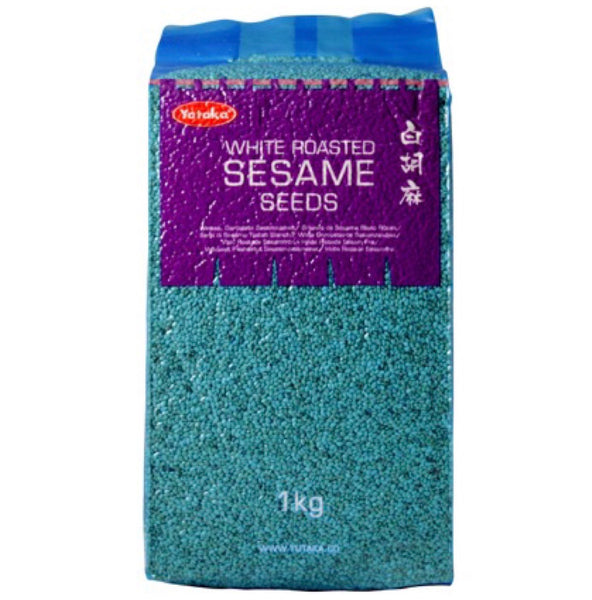 Yutaka White Roasted Sesame Seeds 1kg