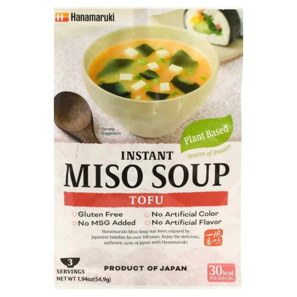 Hanamaruki Instant Miso Soup Tofu (3pc) 54.9g