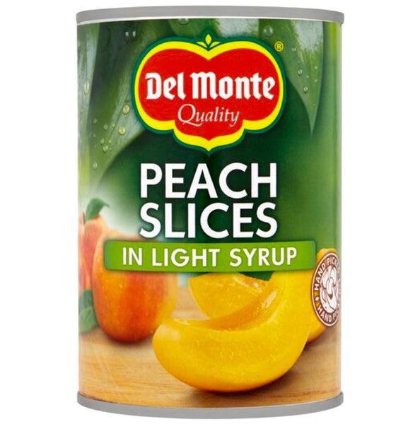 Del Monte Peach Slices in Light Syrup 420g - AOS Express