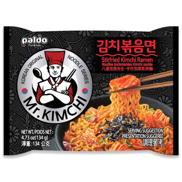 Paldo Mr. Kimchi Stir-fried Ramen Instant Noodles 134g - AOS Express