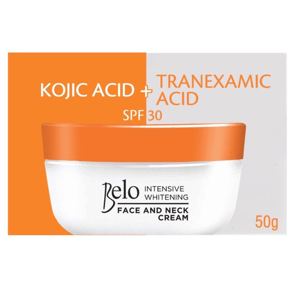 Belo Kojic Acid & Tranexamic Acid Lightening & Brightening Face & Neck Cream 50g - AOS Express