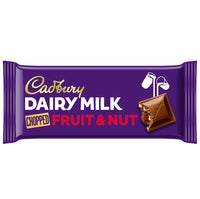 Cadbury Fruit & Nut Chocolate Bar 95g - AOS Express