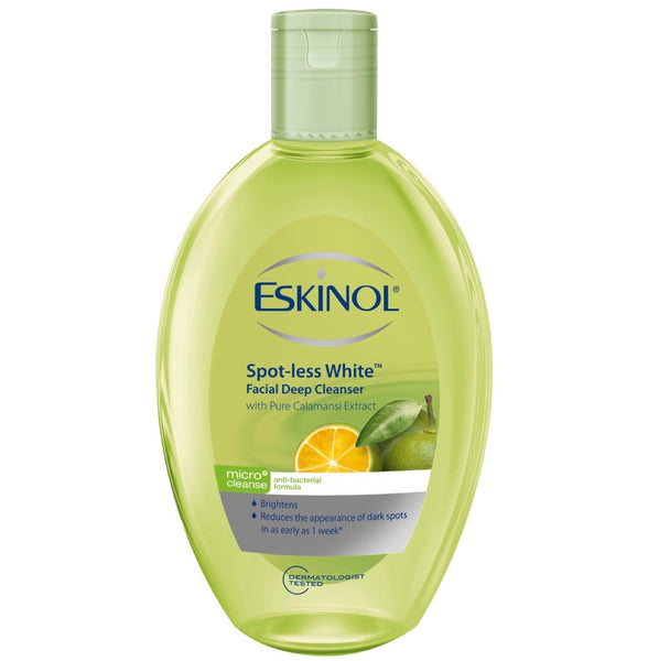 Eskinol Spot-Less White Facial Deep Cleanser with Pure Calamansi Extract 225ml - Asian Online Superstore UK