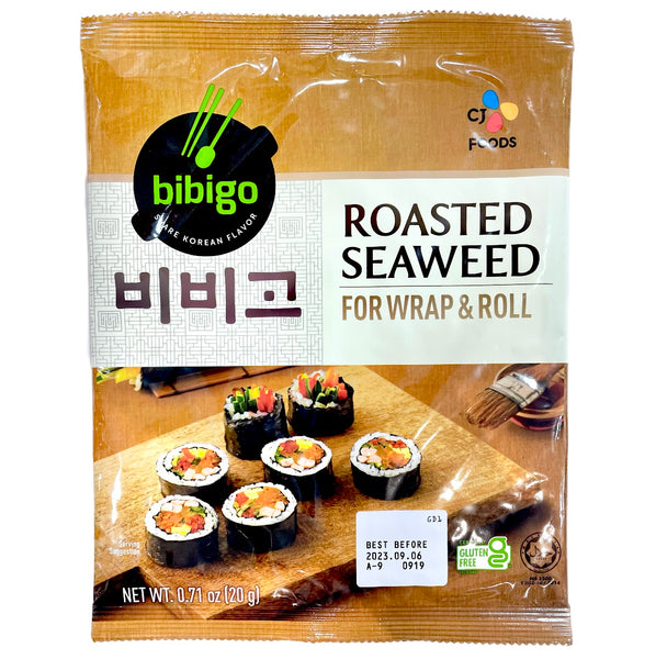 CJ Bibigo Roasted Seaweed  For Wrap & Roll 1pack(10 sheets)