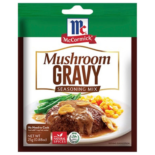 McCormick Mushroom Gravy Mix 25g (BBD: 26-11-23)