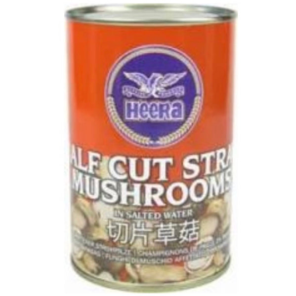 Heera half Cut Straw Mushroom 425g - AOS Express