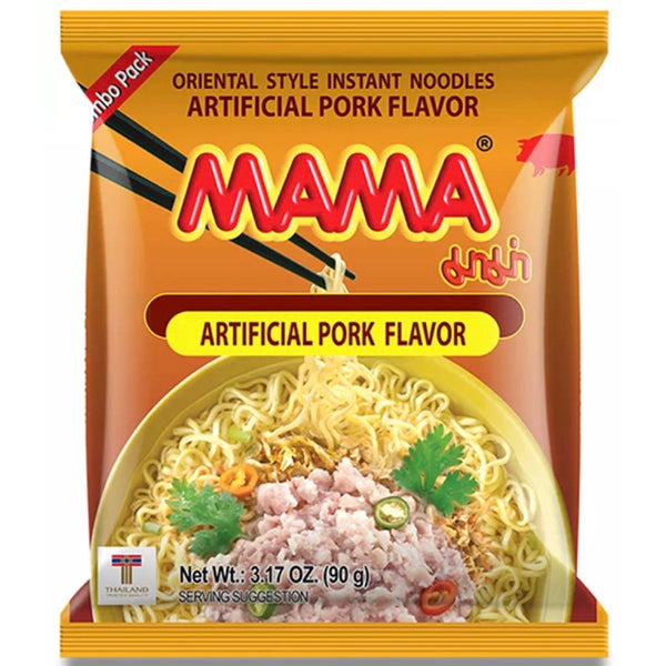 Mama Instant Noodles, Oriental Style, Pork Flavour, Jumbo Pack