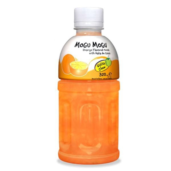 Mogu Mogu Nata De Coco Orange Flavour 320ml - Asian Online Superstore UK
