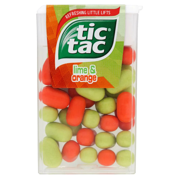 Outdated: Tic Tac Fruit Lime & Orange Flavour 18g (BBD: 02-07-23)